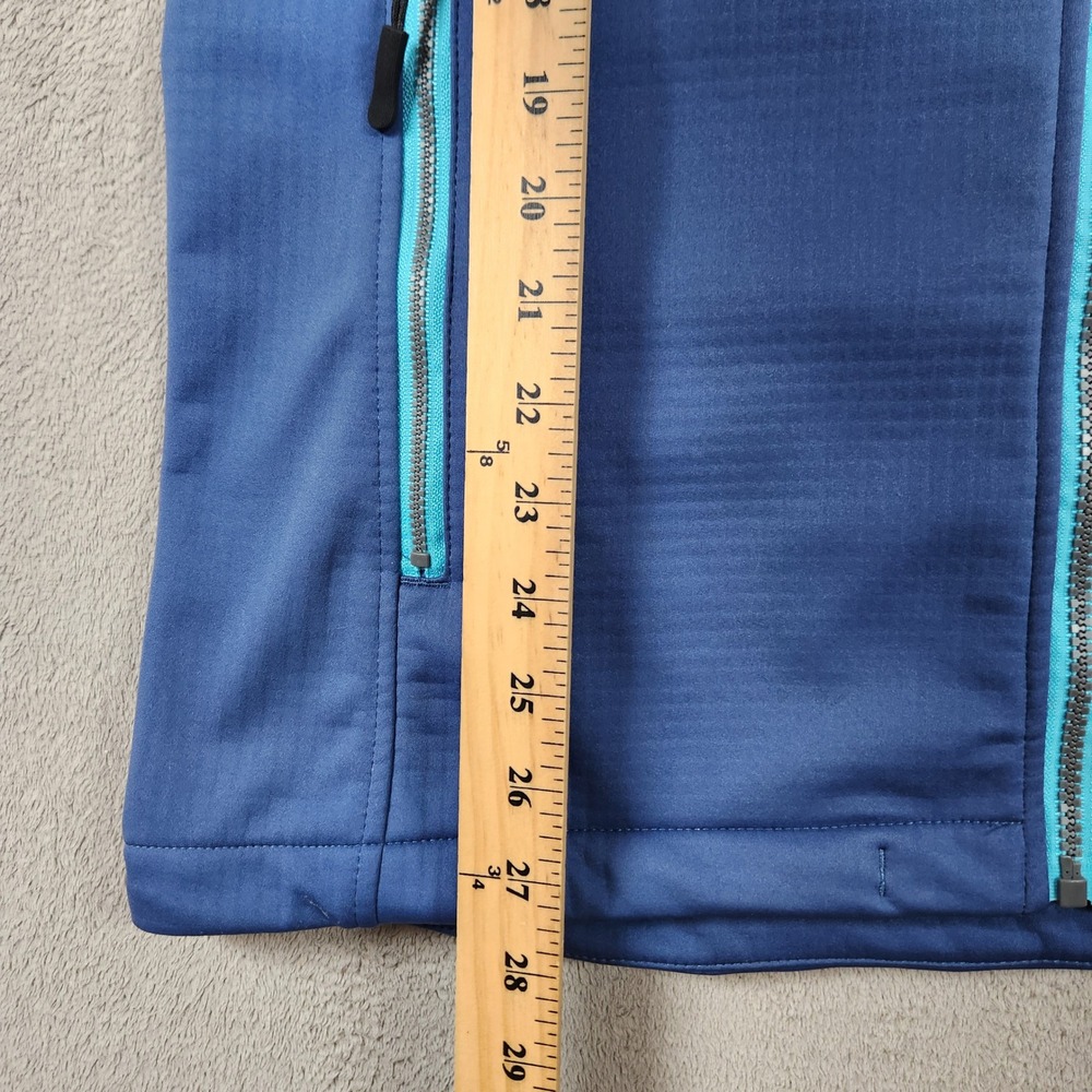 Little Donkey Andy Softshell Fleece Lined Hiking Vest Womens XL BlueFull Zip - Picture 6 of 9